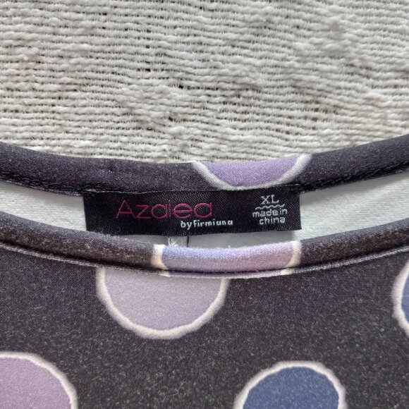 Azalea Knit Colorful Artistic Tunic Dress Top Sz-XL (T-390) - Picture 10 of 13